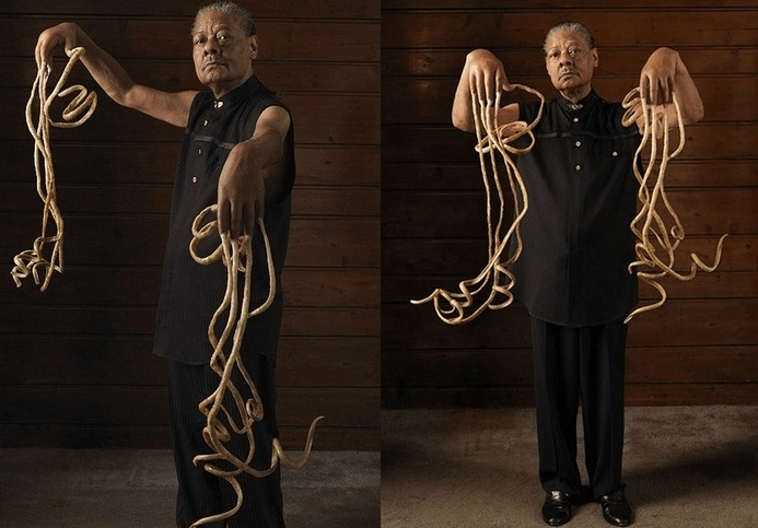Melvin Booth- Male with longest fingernails ever on a pair of hands